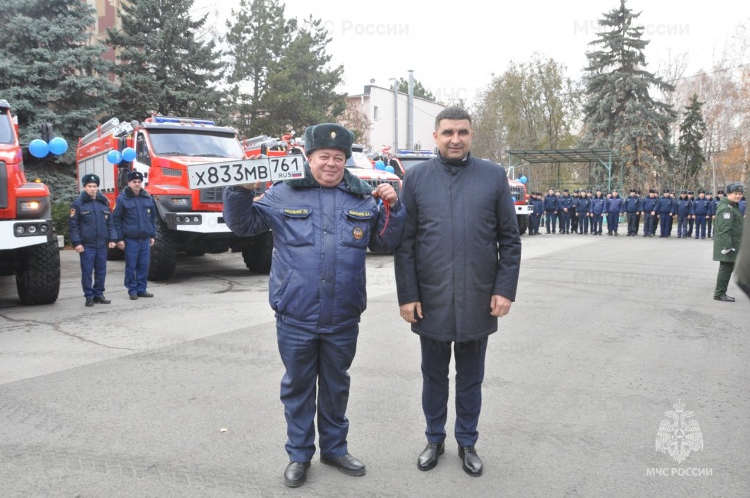 В Ростовской области появились новые пожарно-спасательные автомобили