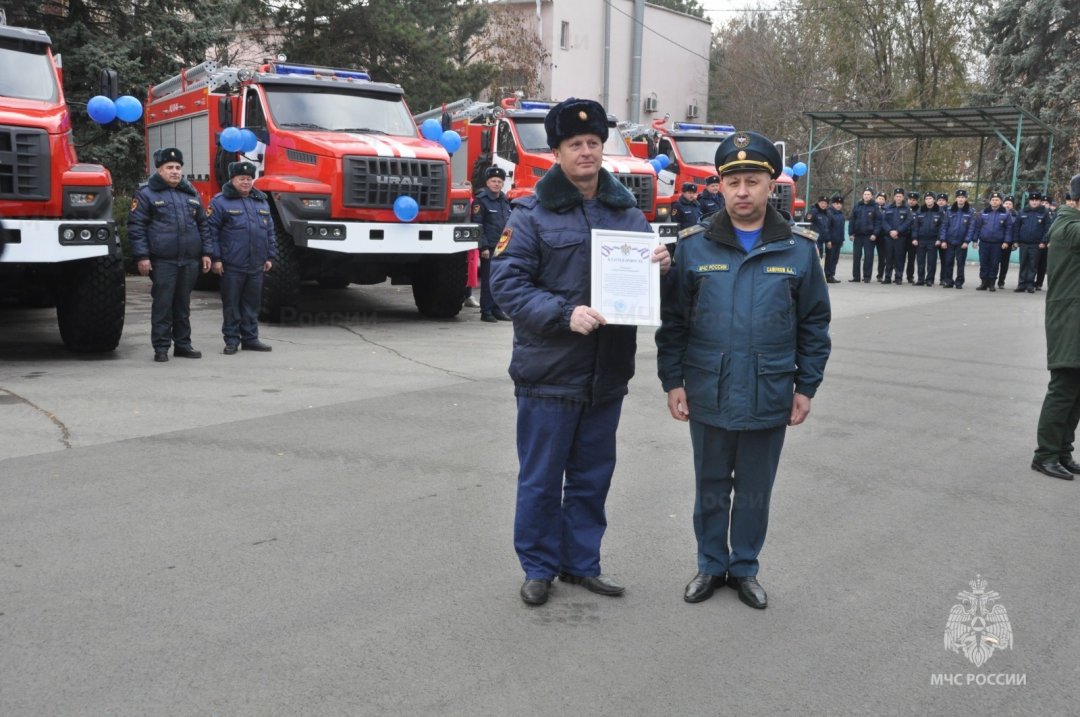 В Ростовской области появились новые пожарно-спасательные автомобили