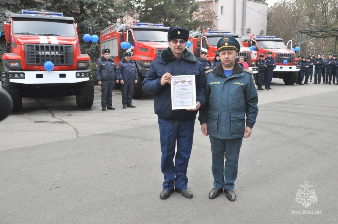 В Ростовской области появились новые пожарно-спасательные автомобили