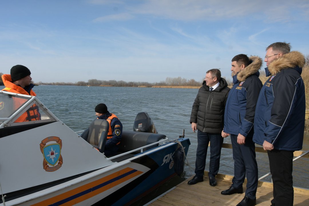 В Аксайском районе открыли новое здание поисково-спасательного подразделения областной службы спасения на водах